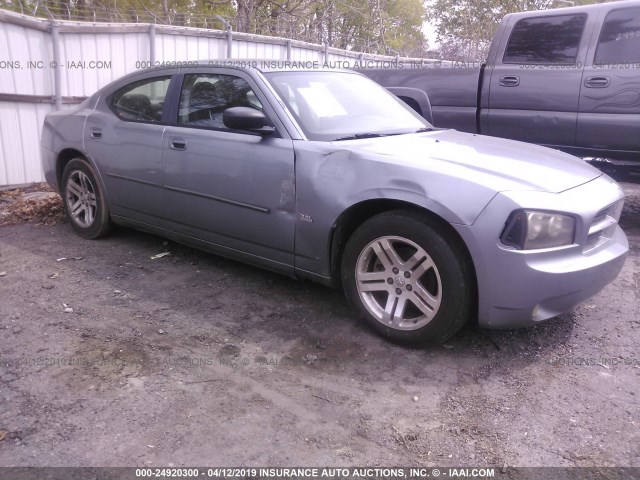 2B3KA43G96H371055 - 2006 DODGE CHARGER SE/SXT GRAY photo 1