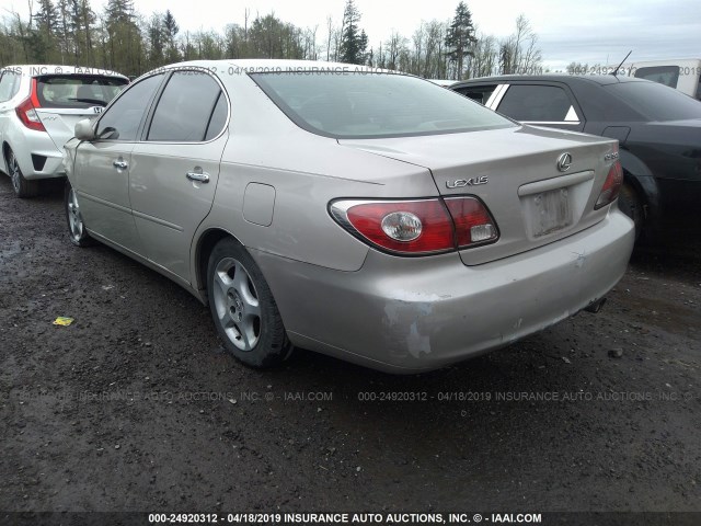 JTHBF30G220069070 - 2002 LEXUS ES 300 TAN photo 3