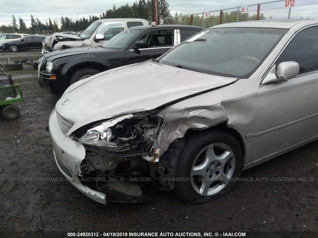 JTHBF30G220069070 - 2002 LEXUS ES 300 TAN photo 6