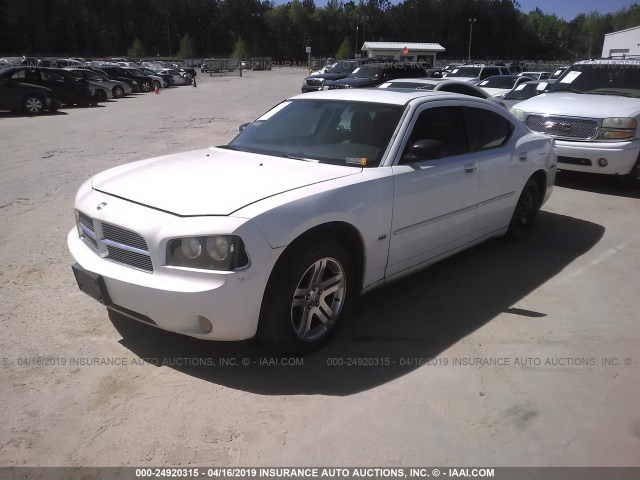 2B3KA43GX6H234237 - 2006 DODGE CHARGER SE/SXT WHITE photo 2