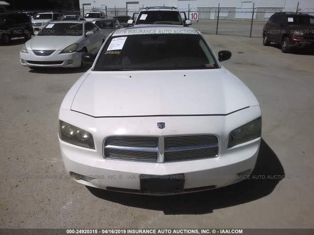 2B3KA43GX6H234237 - 2006 DODGE CHARGER SE/SXT WHITE photo 6