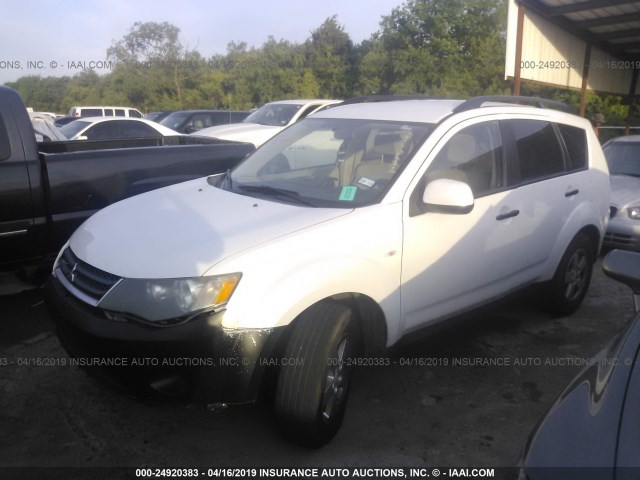 JA4MS31X97Z003830 - 2007 MITSUBISHI OUTLANDER ES/LS 白色 照片 2
