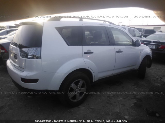 JA4MS31X97Z003830 - 2007 MITSUBISHI OUTLANDER ES/LS 白色 照片 4