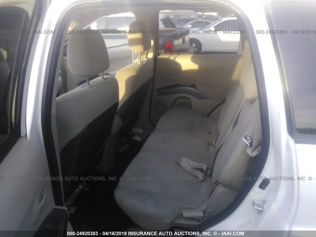 JA4MS31X97Z003830 - 2007 MITSUBISHI OUTLANDER ES/LS 白色 照片 8