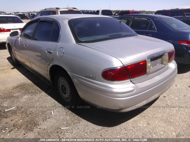 1G4HR54K32U150130 - 2002 BUICK LESABRE LIMITED SILVER photo 3