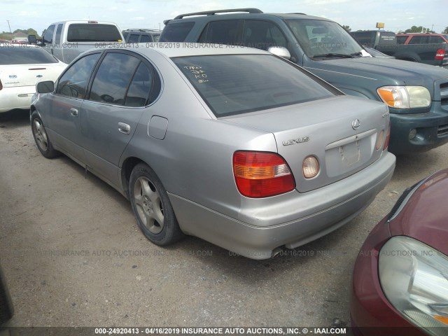 JT8BD68S2X0067018 - 1999 LEXUS GS 300 SILVER photo 3