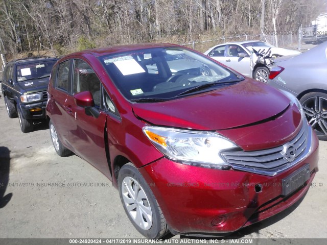 3N1CE2CP8GL409351 - 2016 NISSAN VERSA NOTE S/S PLUS/SV/SL/SR RED photo 1