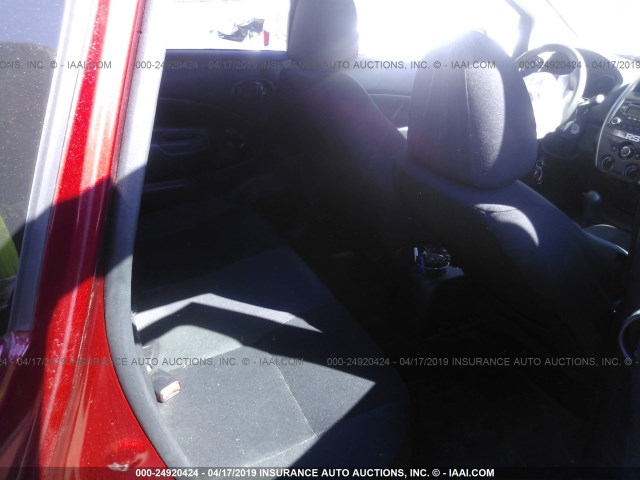 3N1CE2CP8GL409351 - 2016 NISSAN VERSA NOTE S/S PLUS/SV/SL/SR RED photo 8