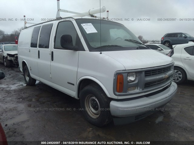 1GCEG15W6Y1117950 - 2000 CHEVROLET EXPRESS G1500  WHITE photo 1