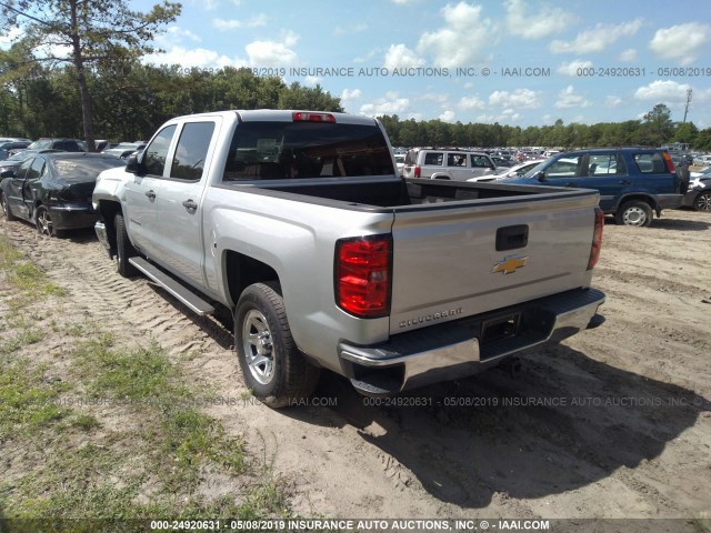 3GCPCPEC6FG218451 - 2015 CHEVROLET SILVERADO C1500 SILVER photo 3