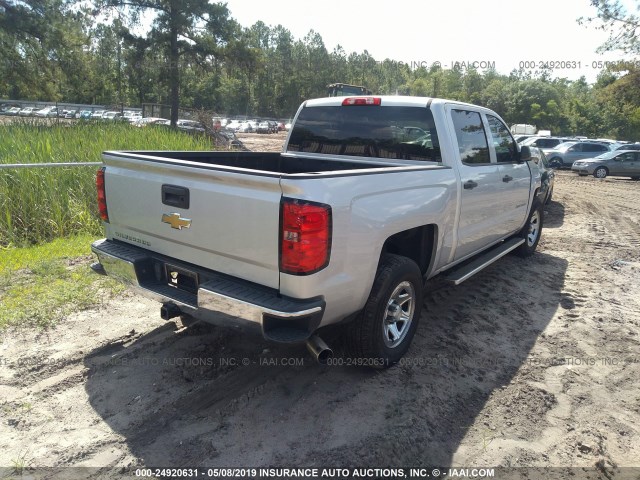 3GCPCPEC6FG218451 - 2015 CHEVROLET SILVERADO C1500 SILVER photo 4