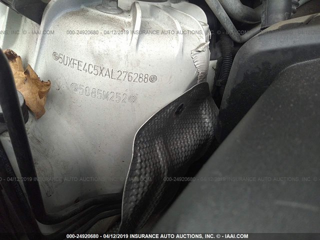 5UXFE4C5XAL276288 - 2010 BMW X5 XDRIVE30I 白色 照片 9