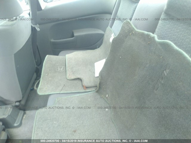 1HGEJ6223WL116709 - 1998 HONDA CIVIC DX WHITE photo 8