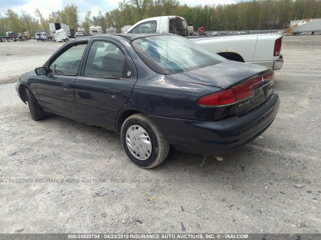 1MEFM6534YK611748 - 2000 MERCURY MYSTIQUE GS/SPORT Dark Blue photo 3