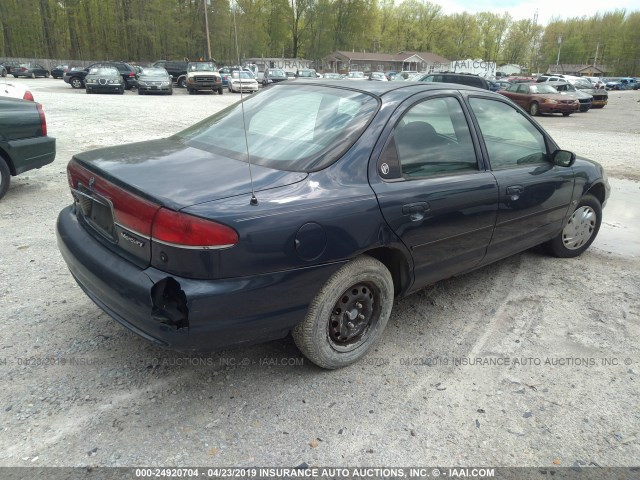 1MEFM6534YK611748 - 2000 MERCURY MYSTIQUE GS/SPORT Dark Blue photo 4