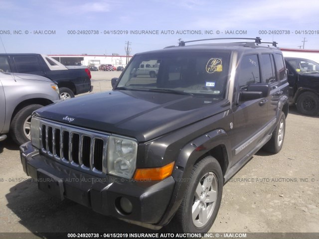 1J8HG58N26C246883 - 2006 JEEP COMMANDER LIMITED GRAY photo 2