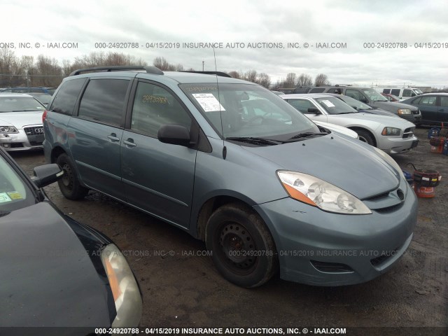 5TDZK23C58S157535 - 2008 TOYOTA SIENNA CE/LE BLUE photo 1