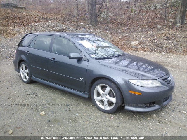 1YVHP82DX45N56977 - 2004 MAZDA 6 S GRAY photo 1