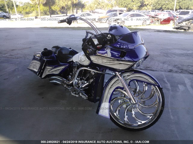 1HD1KBM18CB609647 - 2012 HARLEY-DAVIDSON FLHX STREET GLIDE PURPLE photo 1