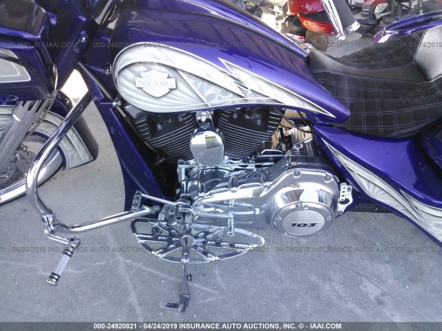 1HD1KBM18CB609647 - 2012 HARLEY-DAVIDSON FLHX STREET GLIDE PURPLE photo 9