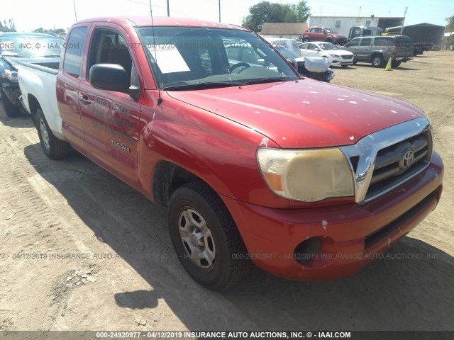 5TETX4CN1AZ723798 - 2010 TOYOTA TACOMA ACCESS CAB წითელი ფოტო 1