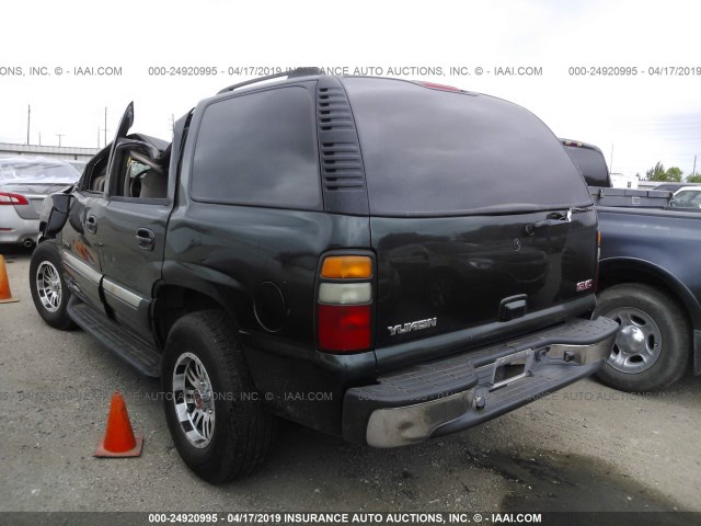 1GKEC13Z64J283893 - 2004 GMC YUKON GREEN photo 3