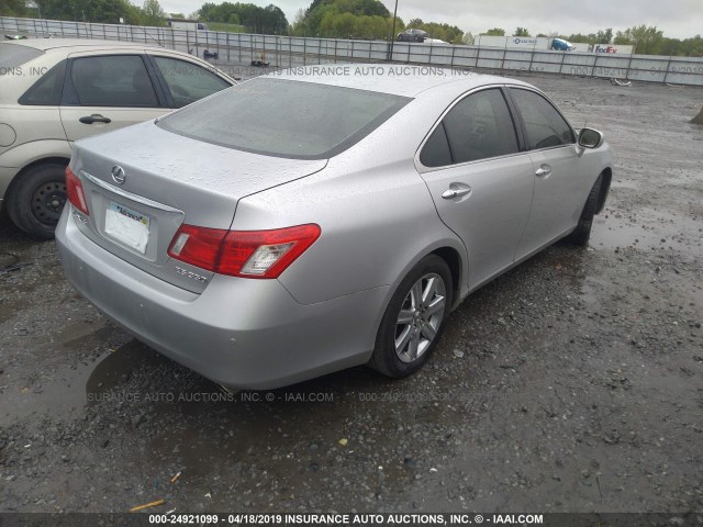 JTHBJ46G982175816 - 2008 LEXUS ES 350 BLUE photo 4