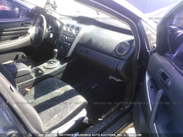 JM3ER2WM2A0301248 - 2010 MAZDA CX-7 BLUE photo 5