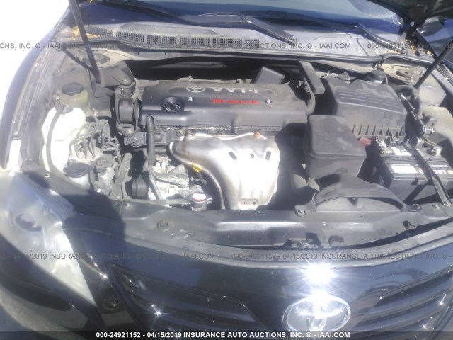 JTNBE46K073057782 - 2007 TOYOTA CAMRY NEW GENERAT CE/LE/XLE/SE BLACK photo 10