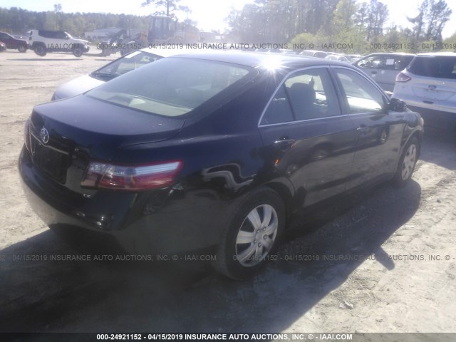 JTNBE46K073057782 - 2007 TOYOTA CAMRY NEW GENERAT CE/LE/XLE/SE BLACK photo 4