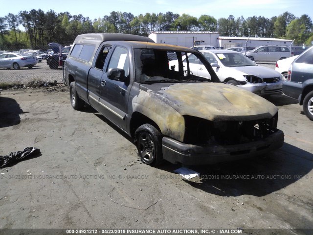 1GCEC19T63E210352 - 2003 CHEVROLET SILVERADO C1500 BLACK photo 1