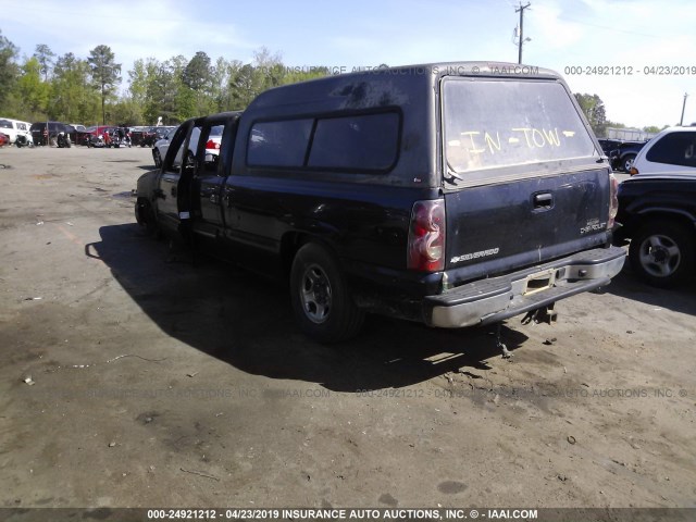 1GCEC19T63E210352 - 2003 CHEVROLET SILVERADO C1500 BLACK photo 3