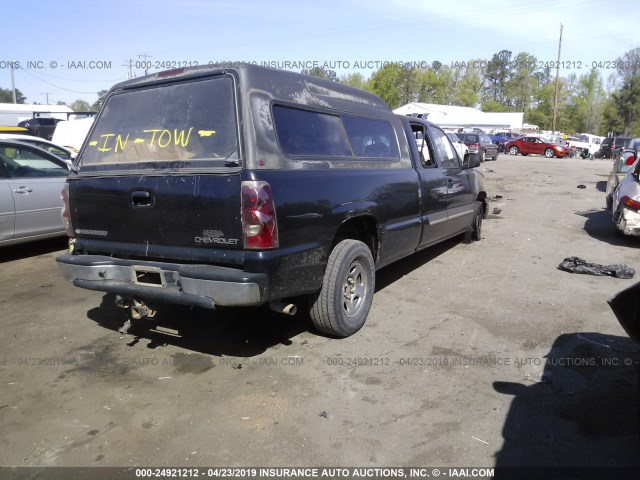 1GCEC19T63E210352 - 2003 CHEVROLET SILVERADO C1500 BLACK photo 4