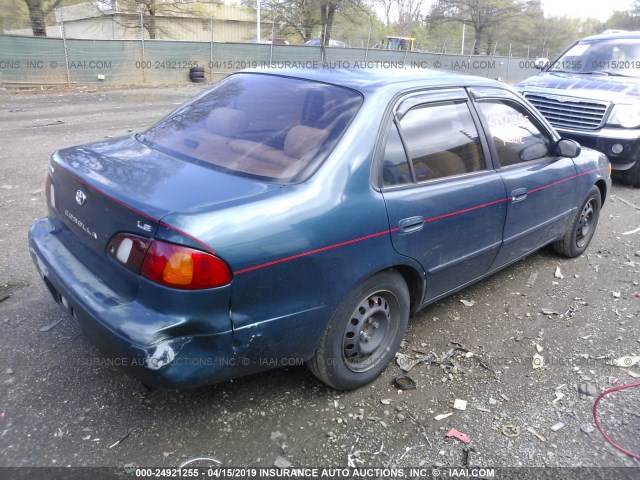 2T1BR18E3WC049129 - 1998 TOYOTA COROLLA VE/CE/LE 深蓝色 照片 4