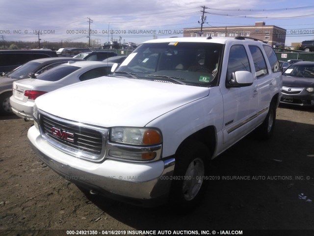 1GKEK13V45R102311 - 2005 GMC YUKON WHITE photo 2