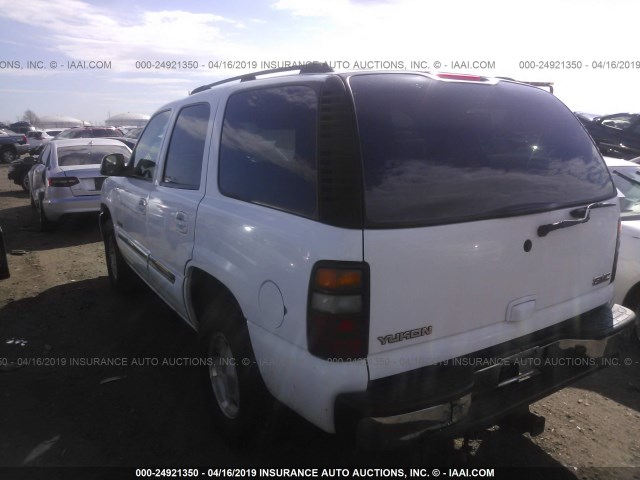 1GKEK13V45R102311 - 2005 GMC YUKON WHITE photo 3