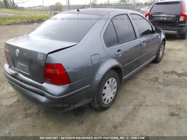 3VWRK69M23M095640 - 2003 VOLKSWAGEN JETTA GL GRAY photo 4