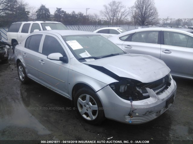 1G1AL58F687226010 - 2008 CHEVROLET COBALT LT SILVER photo 1