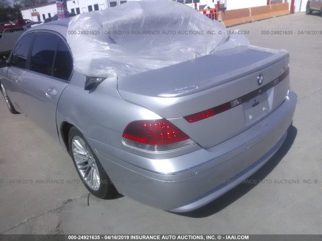 WBAGN63534DS54422 - 2004 BMW 745 LI GRAY photo 3