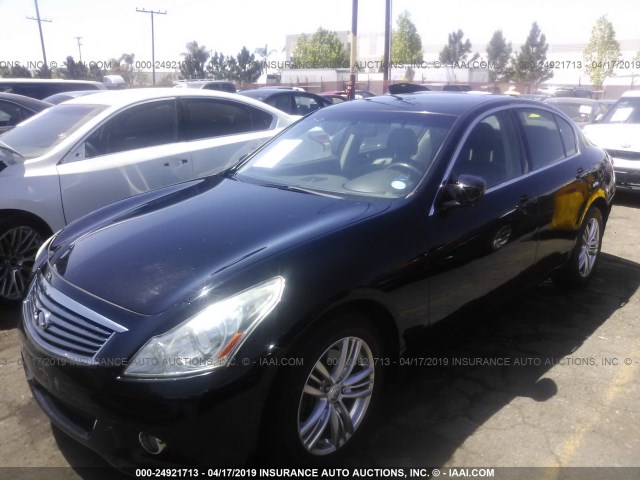 JN1CV6AR6BM411674 - 2011 INFINITI G37 BLACK photo 2