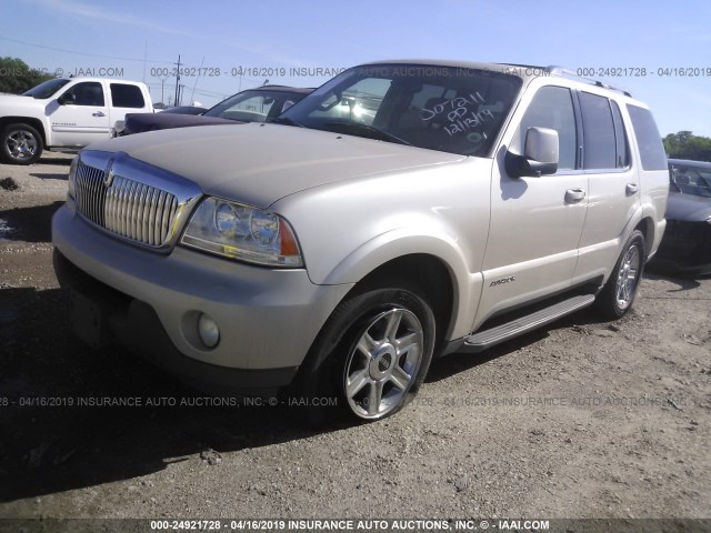 5LMEU68H55ZJ07211 - 2005 LINCOLN AVIATOR 白色 照片 6