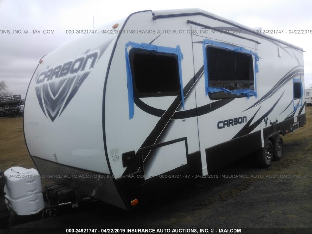 4YDT27123ER805197 - 2014 KEYSTONE RV CARBON  WHITE photo 2