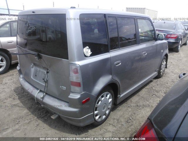 JTLKT324364125341 - 2006 TOYOTA SCION XB 银色 照片 4