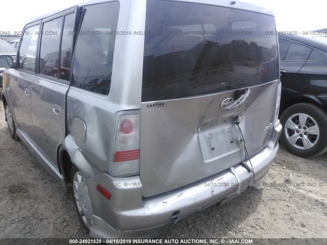 JTLKT324364125341 - 2006 TOYOTA SCION XB 银色 照片 6