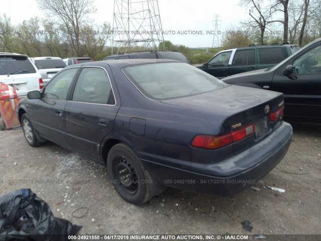 4T1BF22KXVU917041 - 1997 TOYOTA CAMRY CE/LE/XLE BLUE photo 3