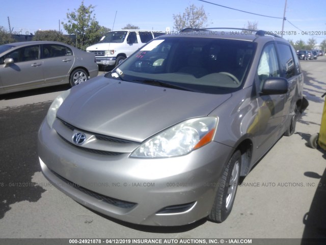 5TDZA23C96S455117 - 2006 TOYOTA SIENNA CE/LE GOLD photo 2