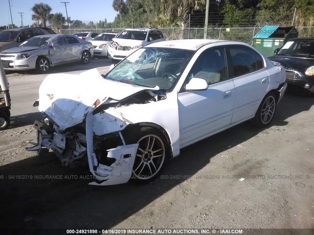 KMHDN46D04U762422 - 2004 HYUNDAI ELANTRA GLS/GT WHITE photo 2