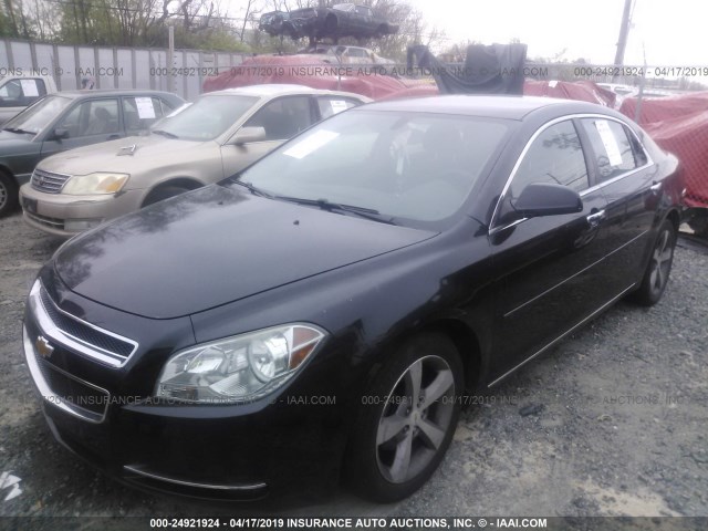 1G1ZC5E08CF107957 - 2012 CHEVROLET MALIBU 1LT 黑色 照片 2