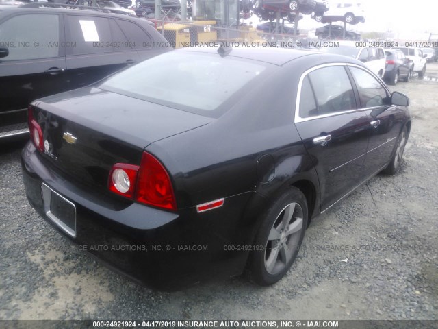 1G1ZC5E08CF107957 - 2012 CHEVROLET MALIBU 1LT 黑色 照片 4