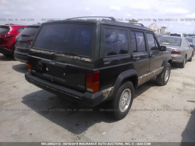 1J4FJ68S7TL280819 - 1996 JEEP CHEROKEE SPORT/CLASSIC მწვანე ფოტო 4